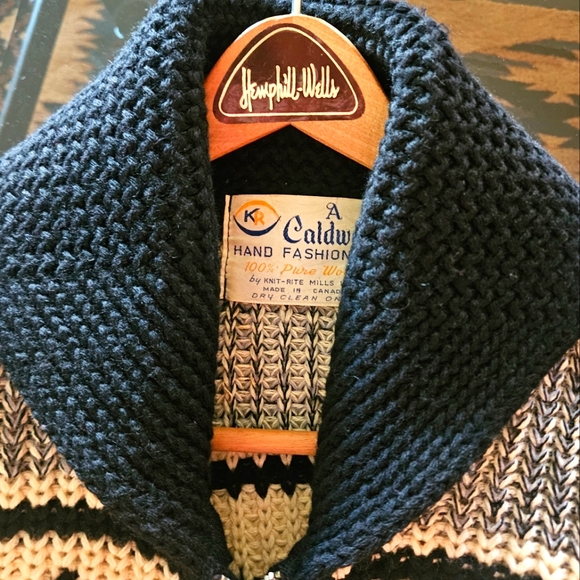 Caldwell western vintage 1950s Angus sweater - Picture 2 of 11